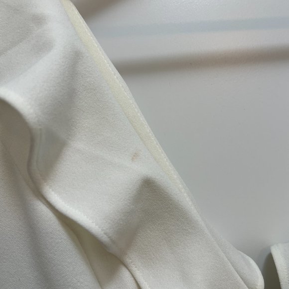 Lulu's White Ruffle Sleeve Full Length Bridesmaid Gown/Dress - Picture 5 of 7